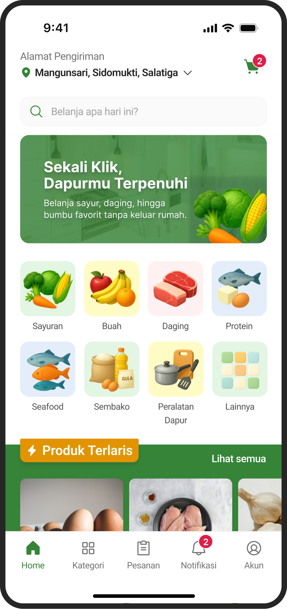 Pilih Produk