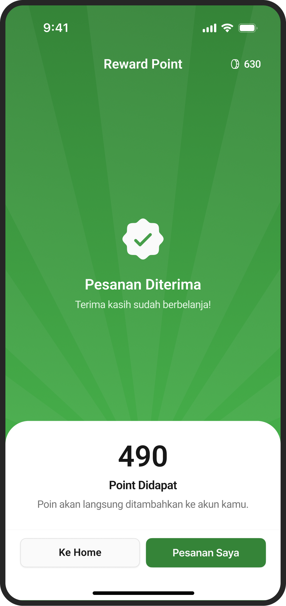 Terima & Dapat Poin